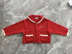 ミキハウス　キッズアウター　赤　100cm
