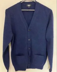 UNIQLO プレミアムラムVネックカーディガン（長袖）