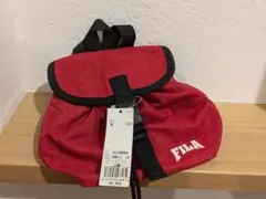 FILA キッズ リュック レッド 新品タグ付き　ベビーリュック