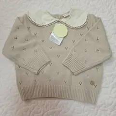 tete a tete 襟付きニットベージュ