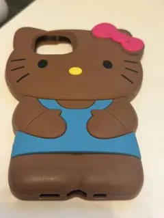 日焼けハローキティ シリコン iPhone13 カバー　ケース　キティ