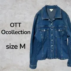 OTT Ocollection濃い青 デニムジャケット レディース サイズ9号