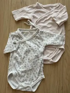 아기 속옷 롬퍼스 2장 세트