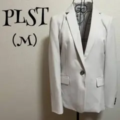 プラステ（M）ジャケット/ライトグレー/テーラード/１つボタン/フォーマル