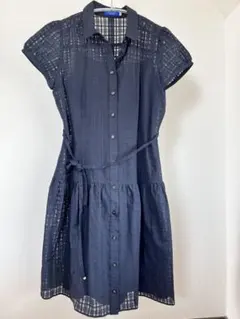 【送料込】BLUE LABEL CRESTBRIDGE 半袖シャツワンピース