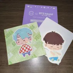 BTS island スシロー ステッカー SUGA ユンギ