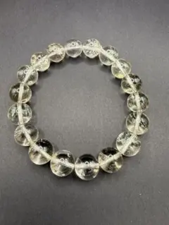 天然石 アイリスゼウスクォーツ ブレスレット （内周16-17cm） 虹入り⑮ 天然石 アイリスゼウスクォーツ ブレスレット （内周16-17cm） 虹入り