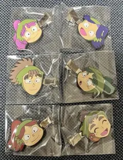 忍たま乱太郎 前髪クリップ 三年生 6点