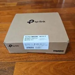 【美品】TP-Link Archer BE220 Wi-Fi 7 ルーター