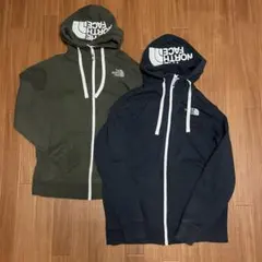 ノースフェイス パーカー★リアビュー フルジップ フーディ メンズ 2点 L