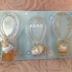 一番くじ 夏目友人帳 G賞 みつばちニャンコ先生チャーム 全3種　コンプリートのサムネイル
