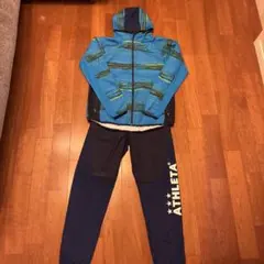 ナ*す様 ATHLETA ピステ上下セット 青/ネイビー サイズL サイズO