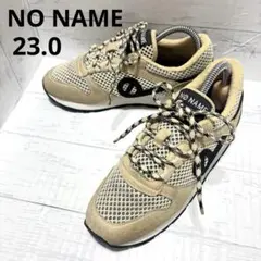 完売品✨NO NAME CITY シティ　ベージュ　軽量　厚底　スニーカー　23のサムネイル
