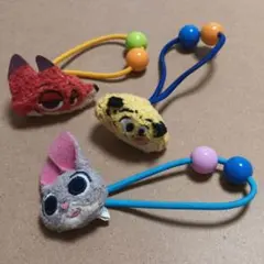 ディズニー　ズートピア　ヘアゴム　セット　まとめて