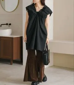 Kastane バルーンギャザーチュニック