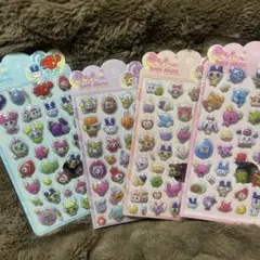 たまごっち　ぷっくりシール　4種