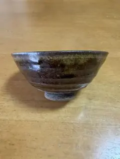 飴釉　茶碗　大樋焼？萩焼？