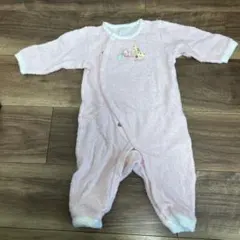 familiar babygro ピンクロンパース 60-75