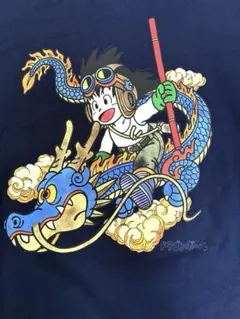 【完売品】ユニクロ　UNIQLO ドラゴンボール　クールネックスウェット　紺