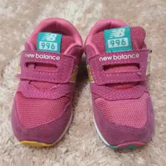 New Balance 996 ベビーシューズ 13cm ピンク
