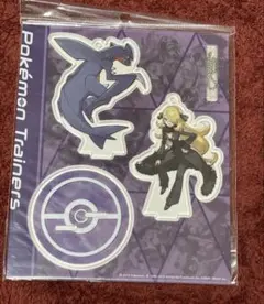 ポケモンセンター限定　シロナ&ガブリアス アクリルスタンドキーホルダー