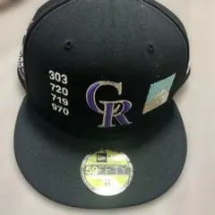 海外限定コロラド・ロッキーズ 59FIFTY キャップ ブラック