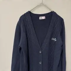 デイジーラヴァーズ　ケーブルニットカーディガン(150cm)ネイビー　Ｖネック