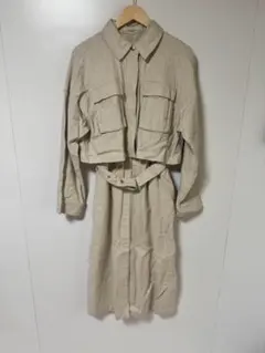 KBF マルチWAYレイヤードコート/one/リネン