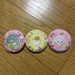 サンリオキャラクター刺繍ピンバッジ3個セット