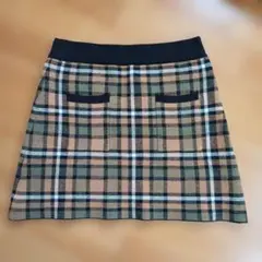 ZARA チェック柄 ミニスカート S