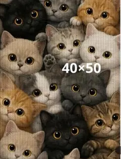 クロスステッチキット 14CT 3匹の子猫