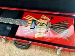 【希少！レア】pocky guitar ポッキーギター　専用ハードケース付き 希少 レア】pocky guitar ポッキーギター 専用ハードケース付き