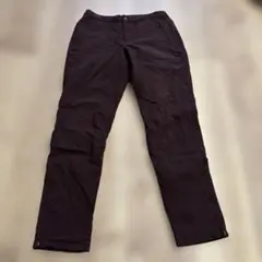 ユニクロ★暖パン ブロックテックウォームイージースリムフィットパンツ　茶M