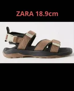 キッズ　ZARA マルチカラーストラップサンダル