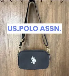 U.S. POLO ASSN. ショルダーバッグ ブラックのサムネイル