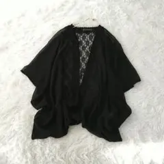 CECIL McBEEセシルマクビー 総レースシアーブラウスM羽織重ね着アイテム