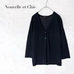 NouvelleetChic シアーカーディガン薄手 シースルー サマーニット