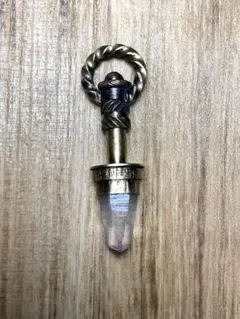 一点物】真鍮 ヒマラヤ水晶 サファイア ネックレス - メルカリ
