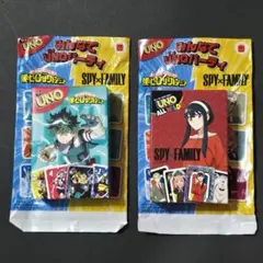 UNO マクドナルド 僕のヒーローアカデミア SPY×FAMILY 2点セット
