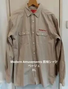 Modern Amusements 長袖シャツ ベージュ