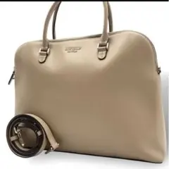 12/21まで美品ケイトスペードベージュ ショルダーハンドバッグA4PC
