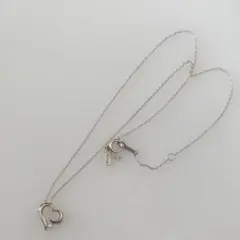 スタージュエリー　silver K10 ハート ダイヤモンド ネックレス