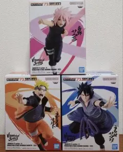 NARUTOナルト：VIBRATION STARS 第七班フィギュア３点セット