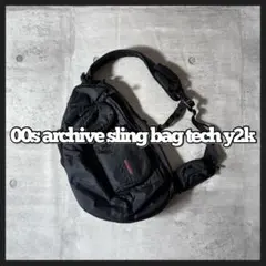 00s sling bag multi pocket tech y2kのサムネイル