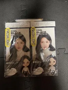 【2個セット】【大幅値下げ】フレッシュライト 髪色もどし クールブラックのサムネイル