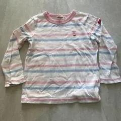 Biscuits ストライプ 長袖カットソー 110