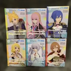 新品未開封 初音ミク プロジェクトセカイ カラフルステージ フィギュア6体セット