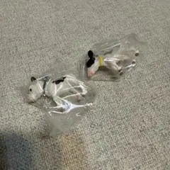 子ウシ アピるチャーム 黄 緑 2個セット