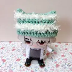 にじぱぺっと ぬい服 猫耳 帽子 グリーン