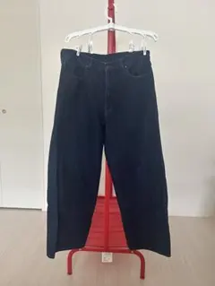 アクア様専用バレルレッグジーンズ〔 標準69.5～73.5cm］navy